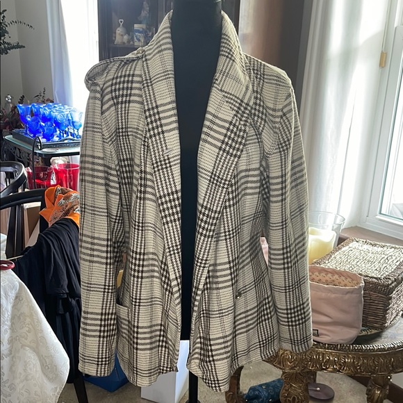 Jackets & Blazers - Gianni Versace Plaid Jacket